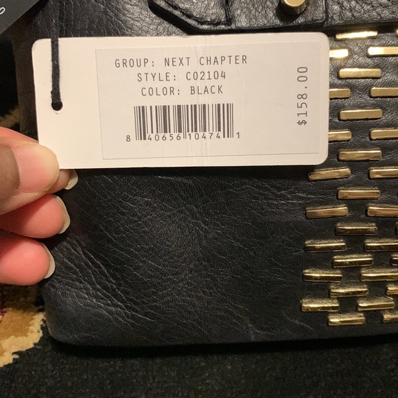 SHE + LO black and gold clutch - Picture 6 of 6